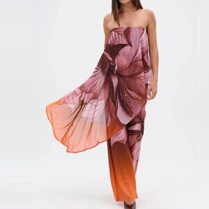 Akira On A Beach Somewhere Printed Sleeveless Jumpsuit